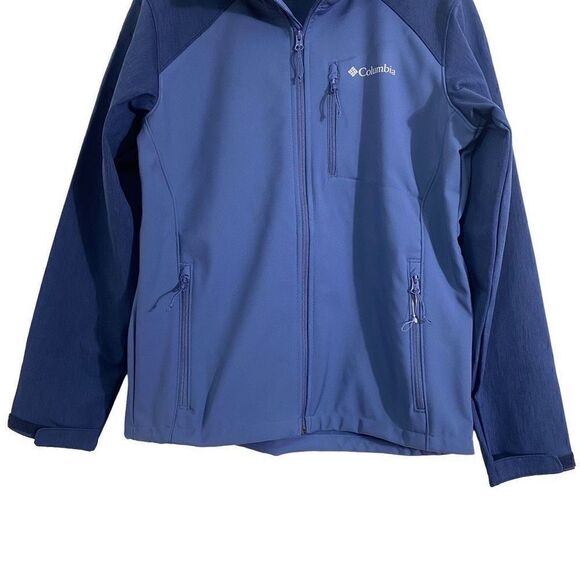 Columbia men’s softshell outdoor jacket with hood medium nwot - Picture 12 of 12